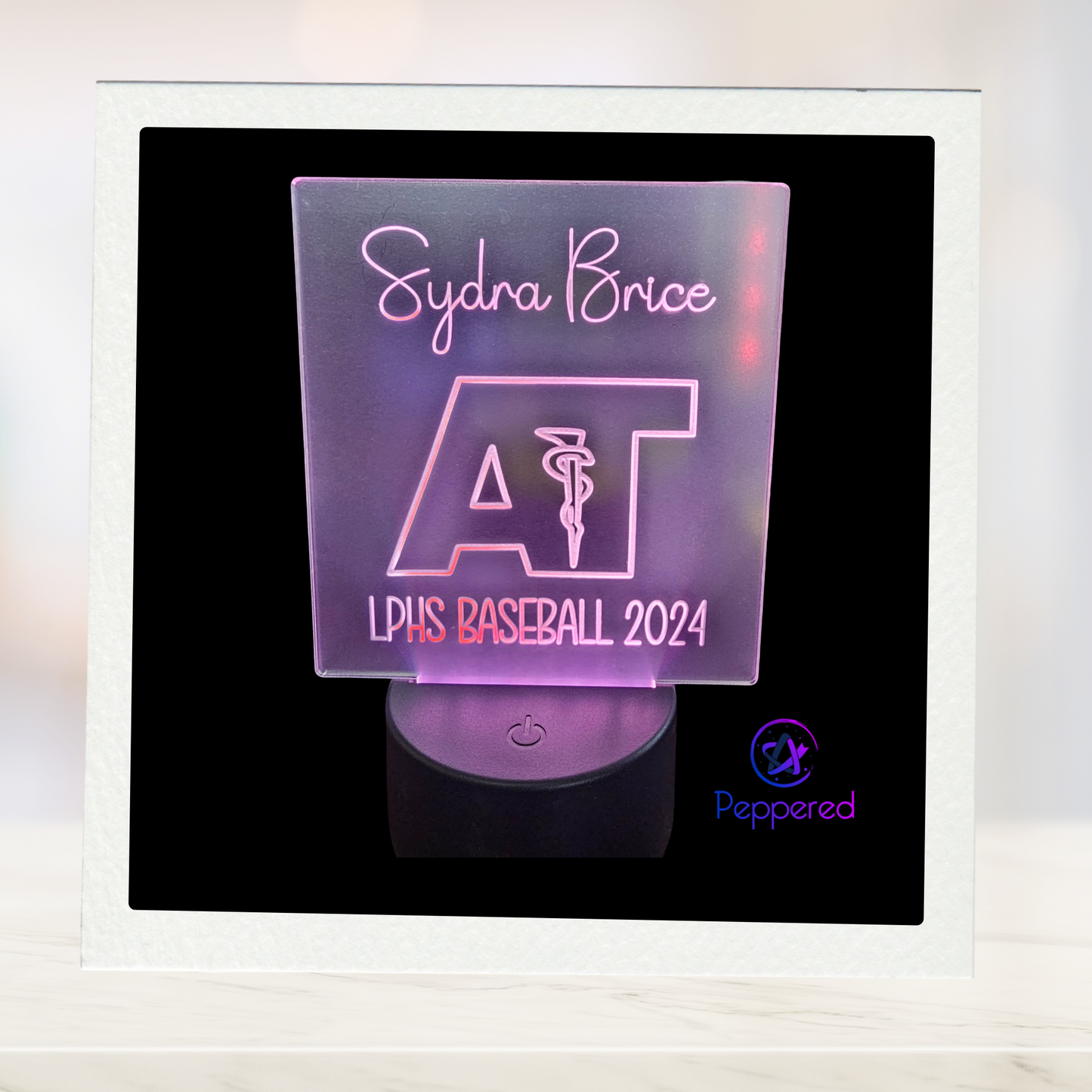 Customizable 3D Acrylic LED Light Lamp