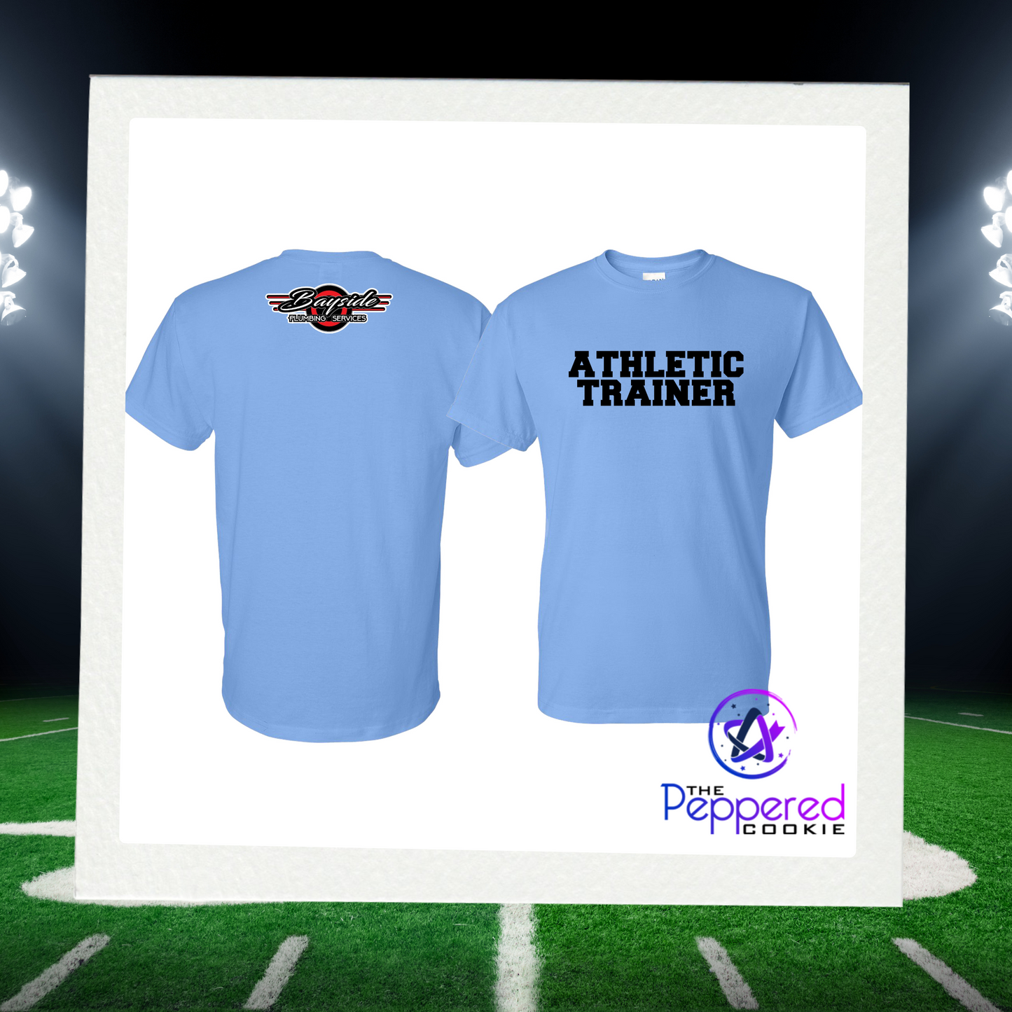 Athletic Trainer Shirts - Bayside Plumbing (Qty-35)