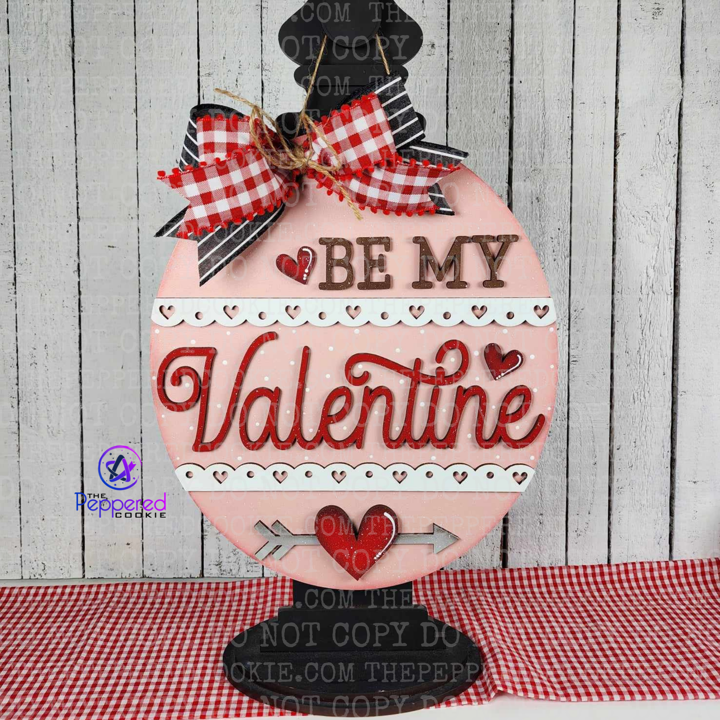 Door Hanger - Be My Valentine UNFINISHED