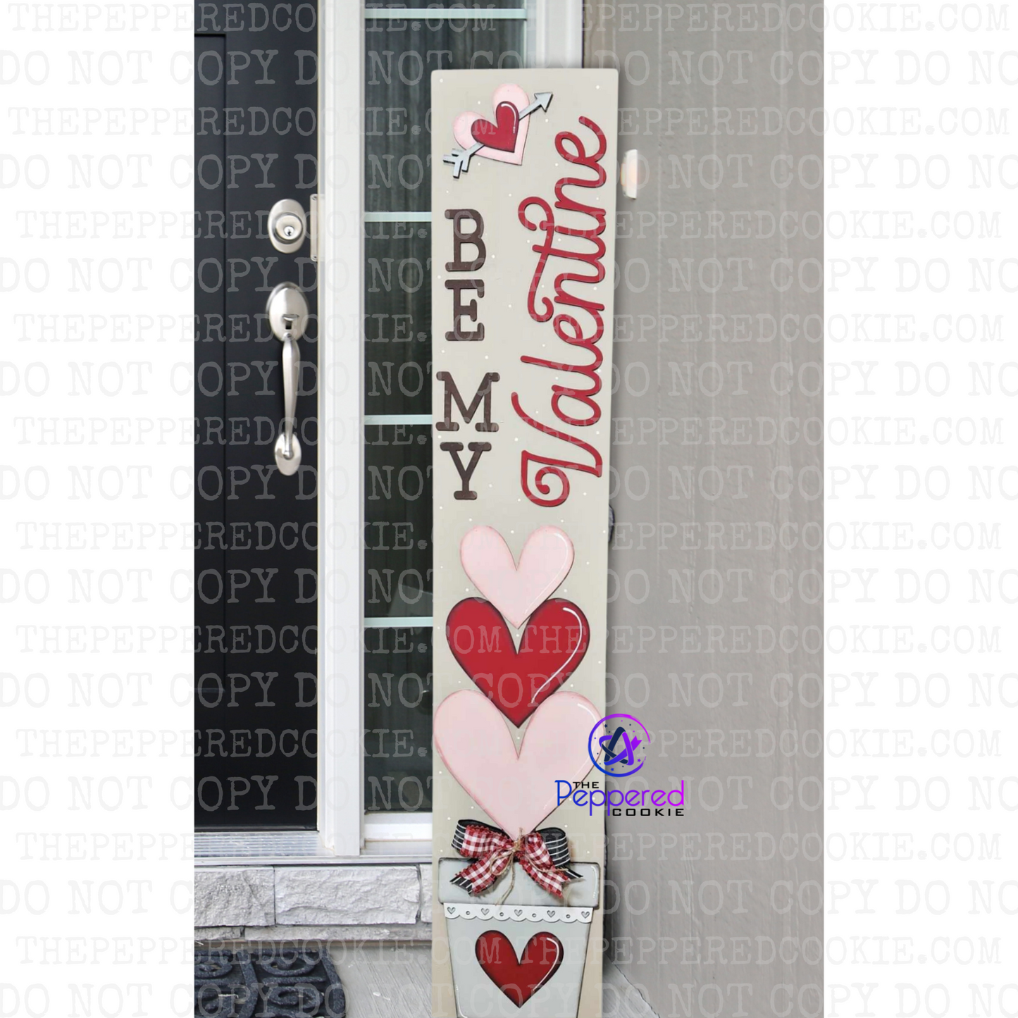 Porch Leaner - Be My Valentine Porch Leaner UNFINISHED