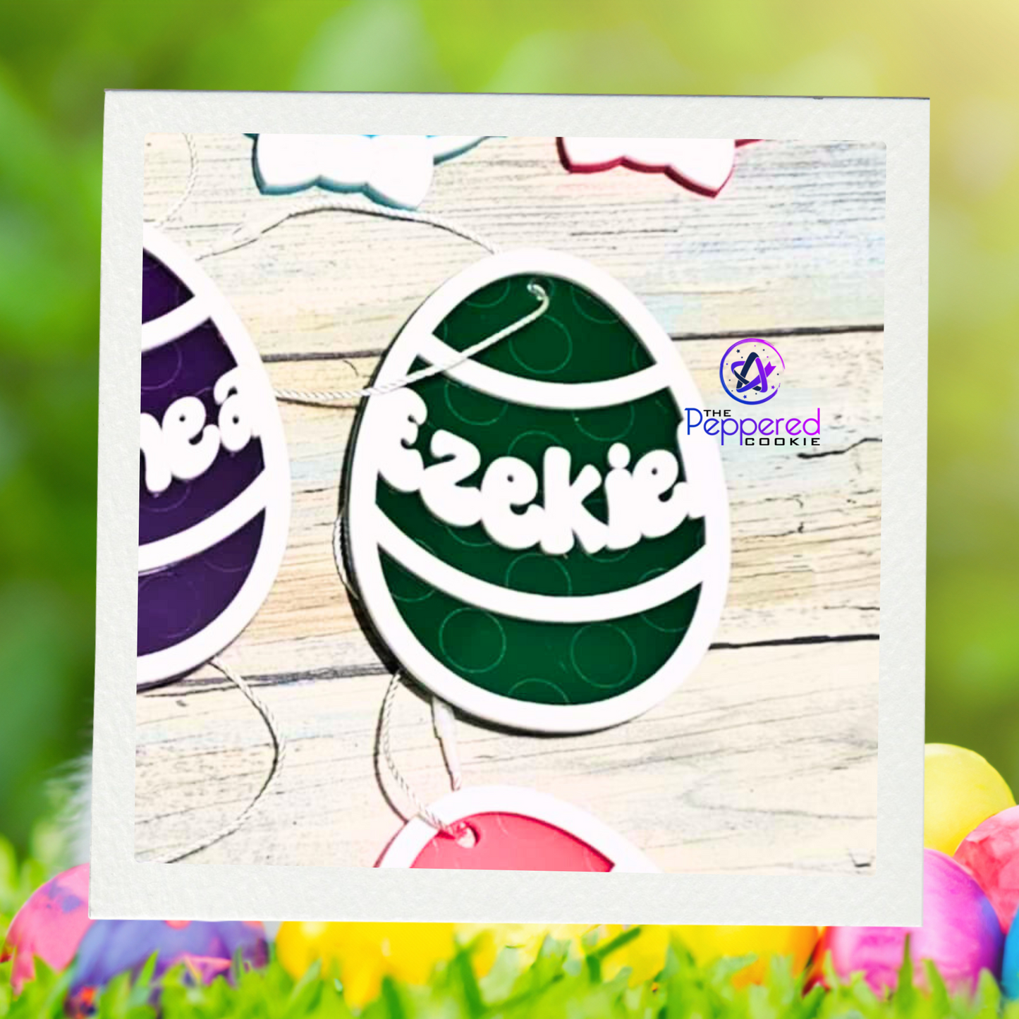Easter Basket Tag - Easter Egg