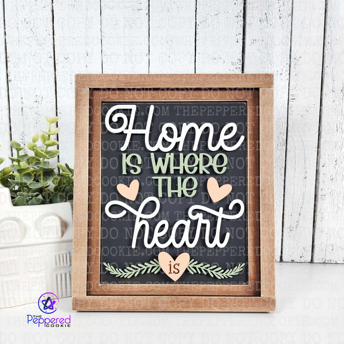Home Decor - Family Home Sign Trio UNFINISHED