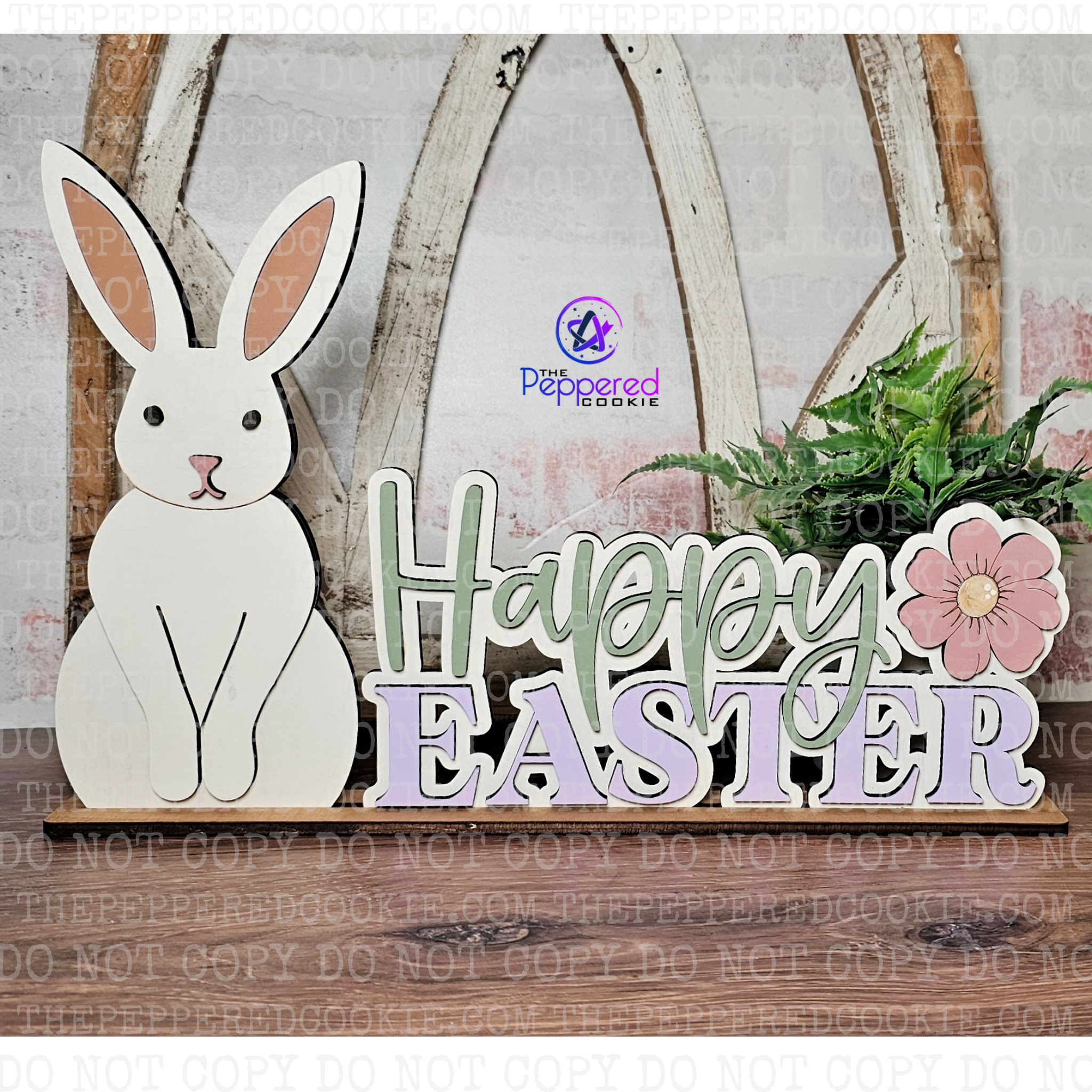 Shelf Sitter - Happy Easter UNFINISHED – The Peppered Cookie