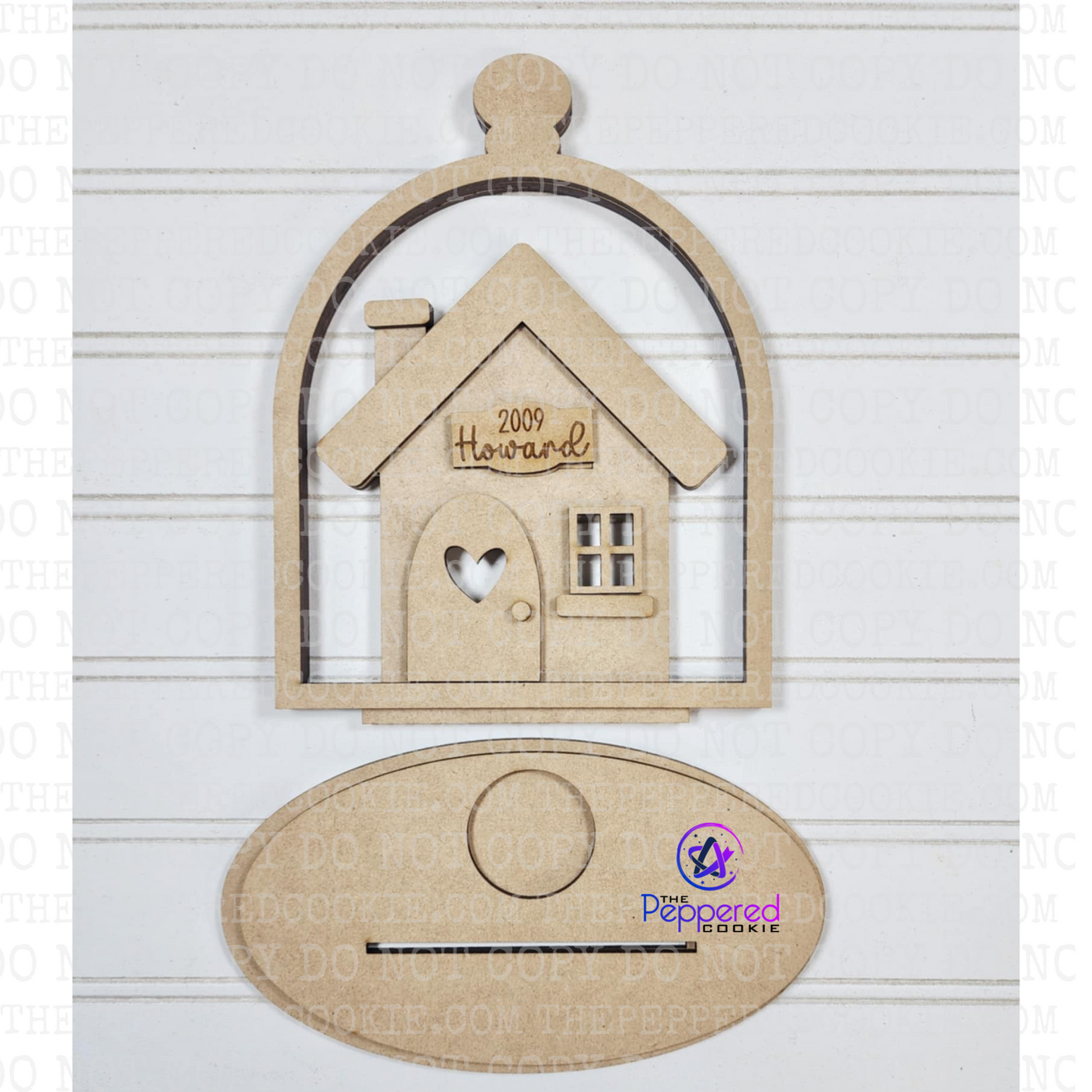 Home Decor - Home Cloche Votive Holder UNFINISHED