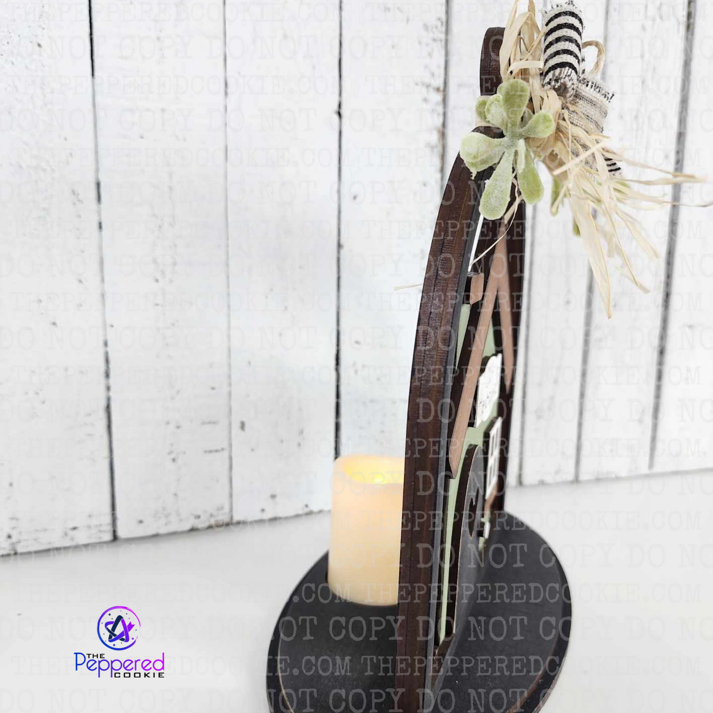 Home Decor - Home Cloche Votive Holder UNFINISHED
