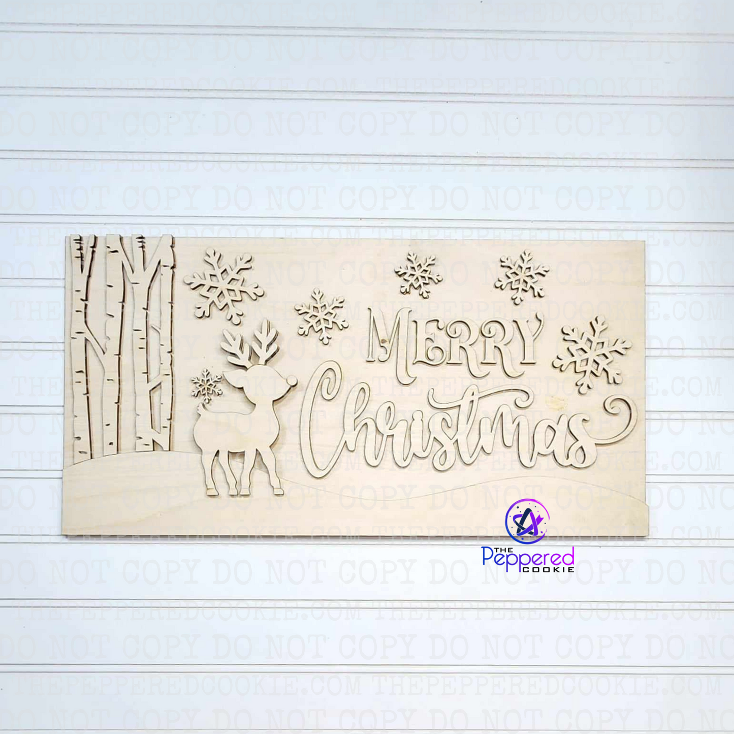 Home Decor - Oh Deer Christmas Mantle Sign UNFINISHED