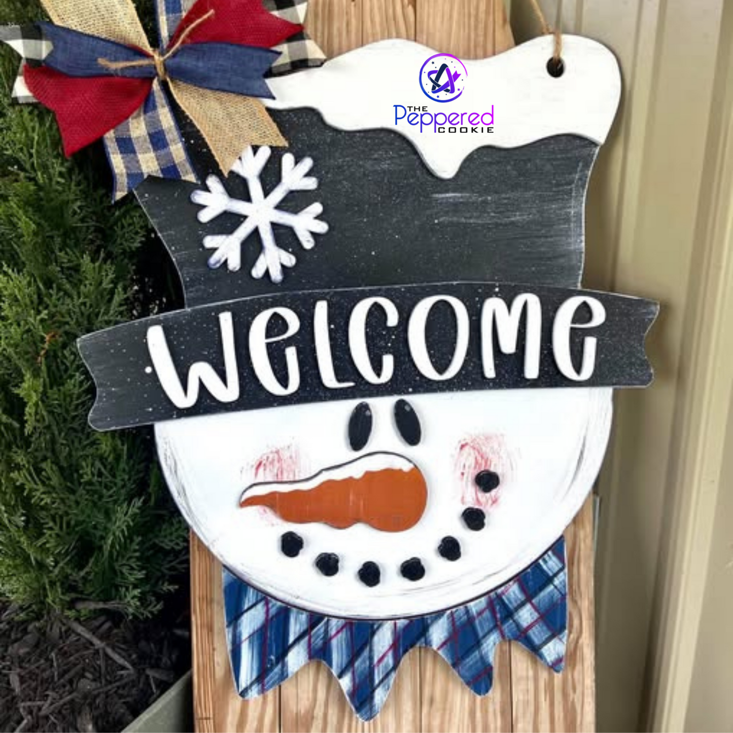 Door Hanger - Snowman UNFINISHED
