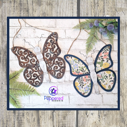 Home Decor - Spindle Butterfly UNFINISHED