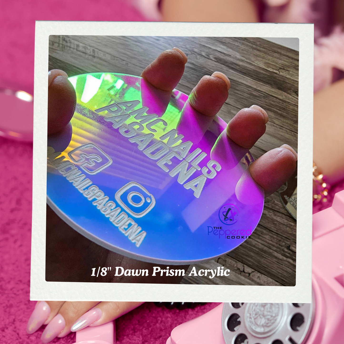 Nailfie Disc - Nail Photo Prop