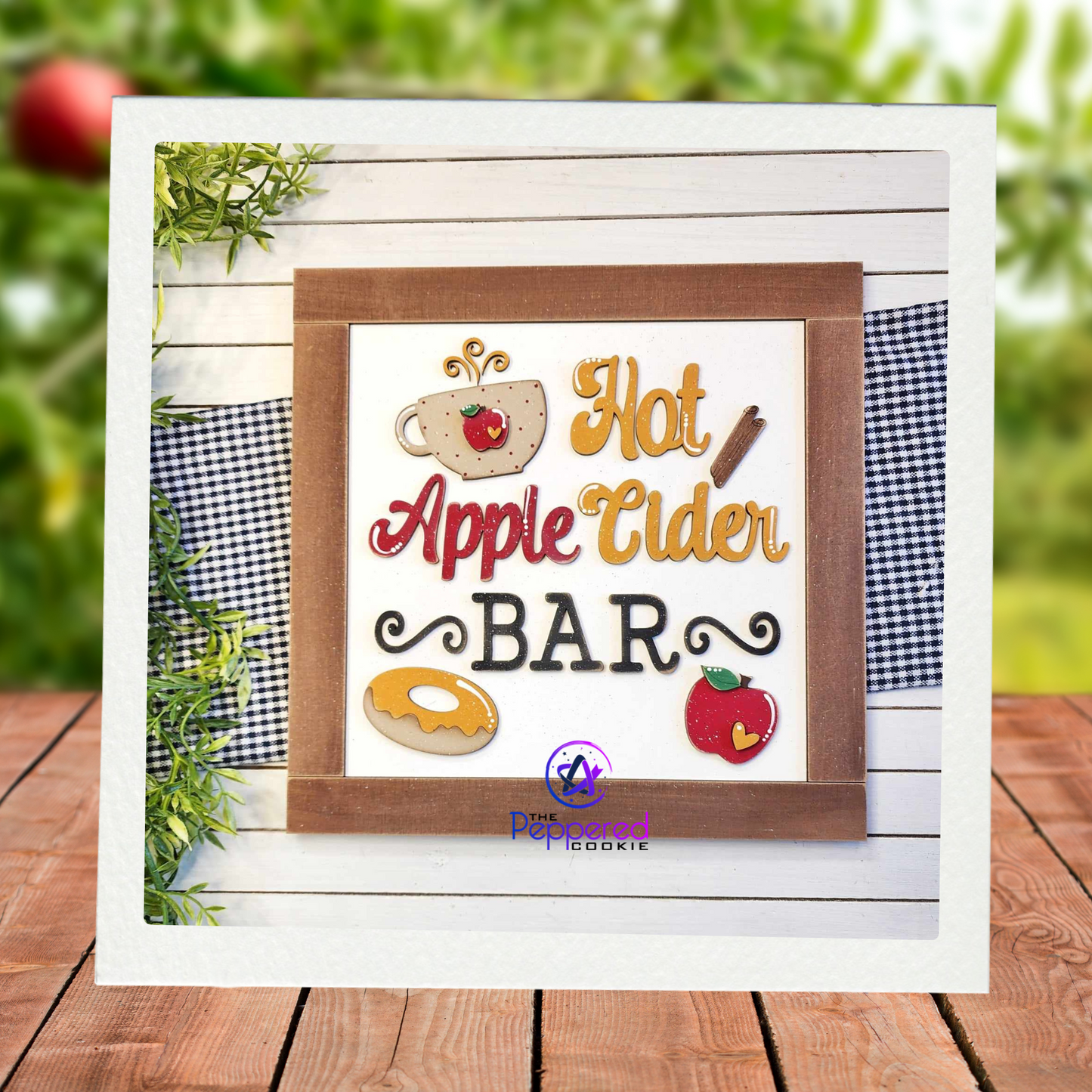 Home Decor - Apple Cider Bar Sign UNFINISHED