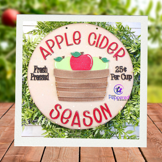 Door Hanger - Apple Cider UNFINISHED