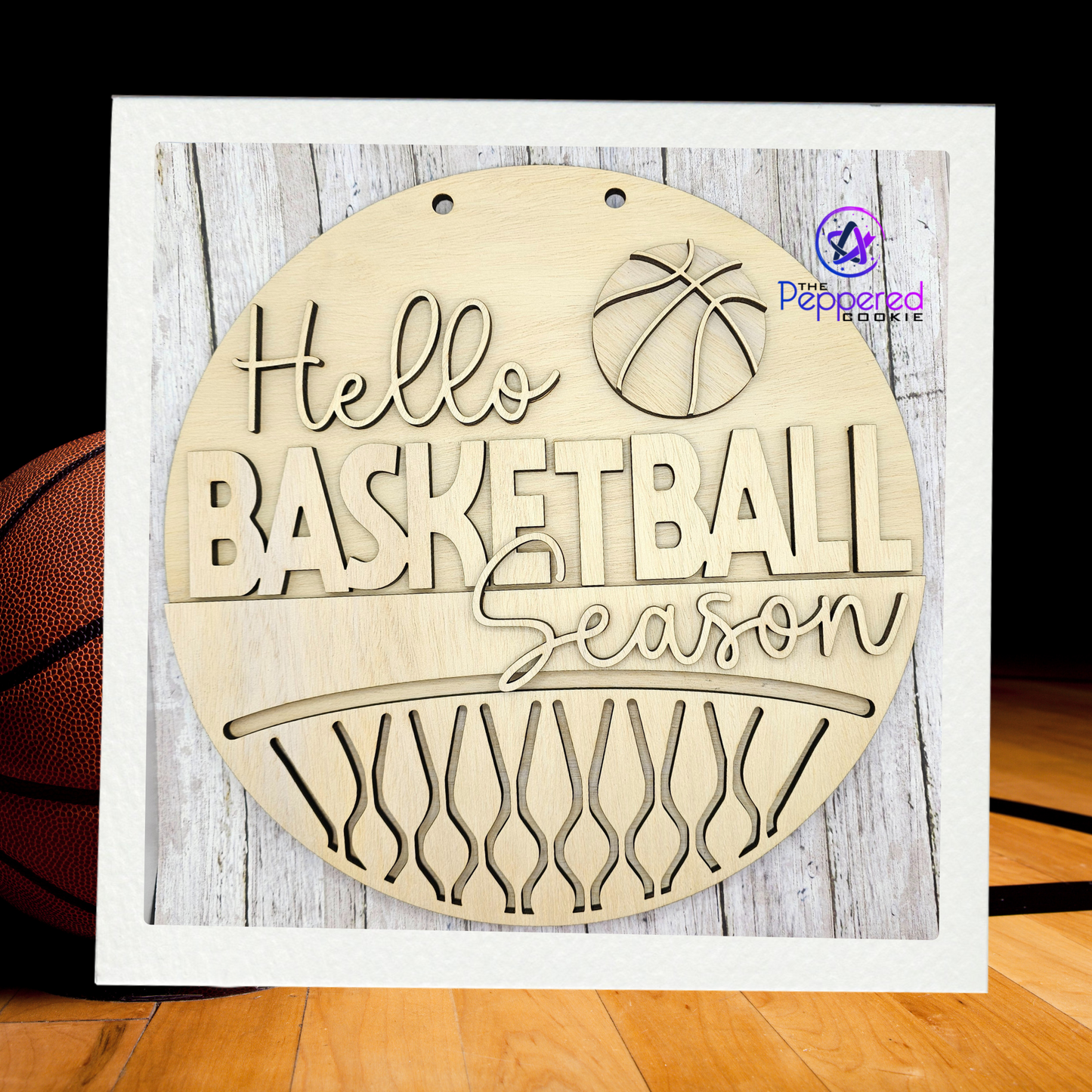 Door Hanger - Hello Basketball Season UNFINISHED