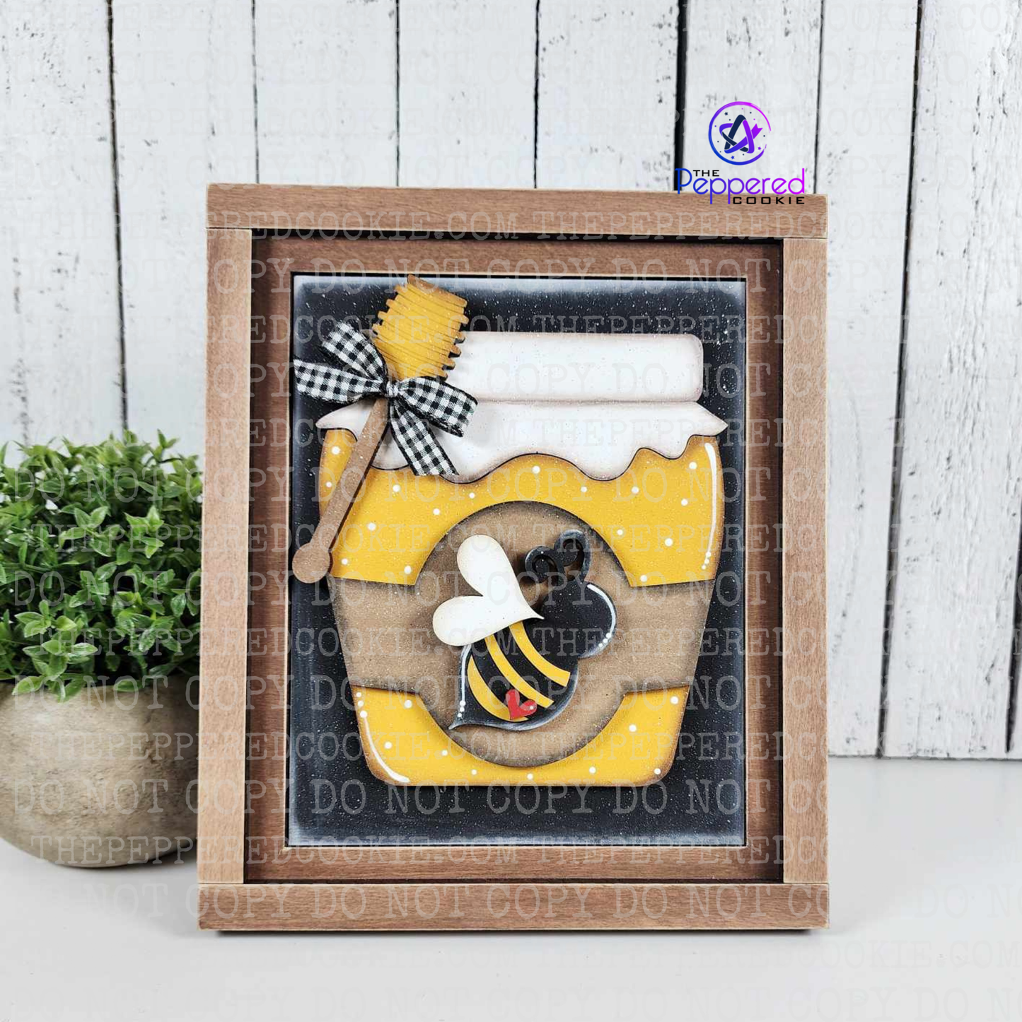 Home Decor - Bee Trio Signs UNFINISHED