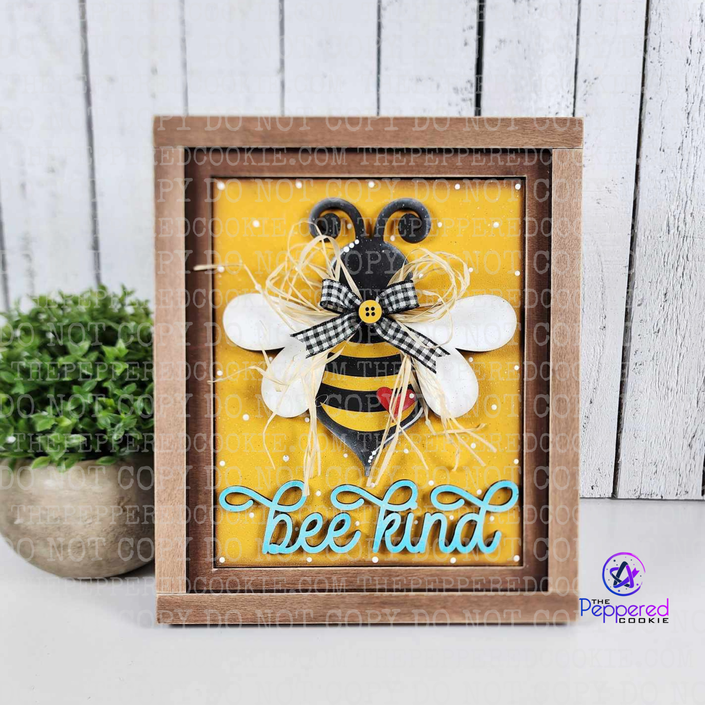 Home Decor - Bee Trio Signs UNFINISHED