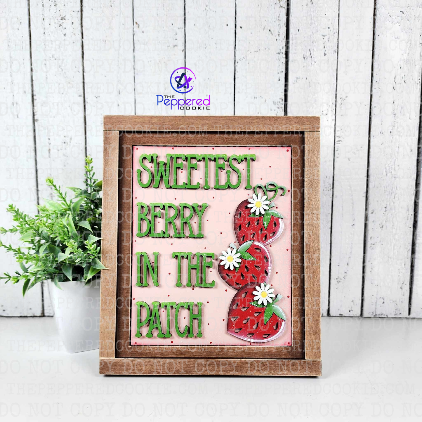 Home Decor - Berry Sweet Sign Trio UNFINISHED