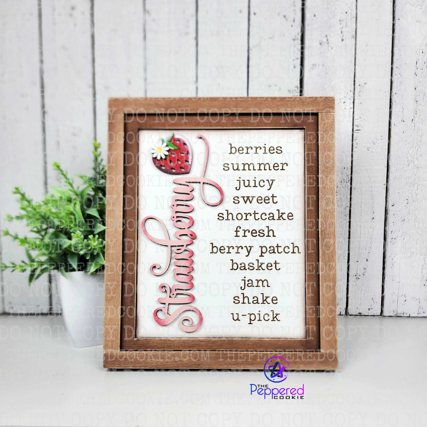 Home Decor - Berry Sweet Sign Trio UNFINISHED
