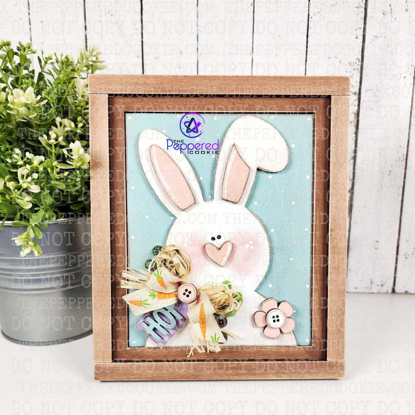 Home Decor - Bunny & Carrot Sign Trio UNFINISHED