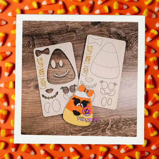 Pop-Out Kit - Candy Corn Cutie UNFINISHED