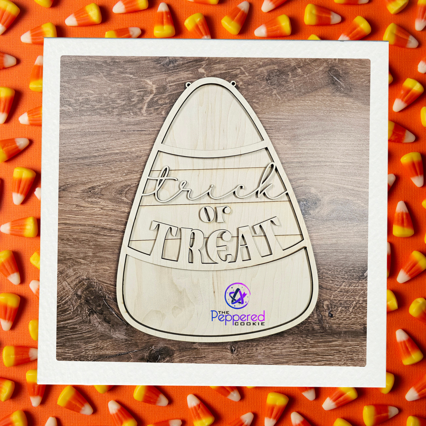 Home Decor - Candy Corn Wall Hanging Sign UNFINISHED