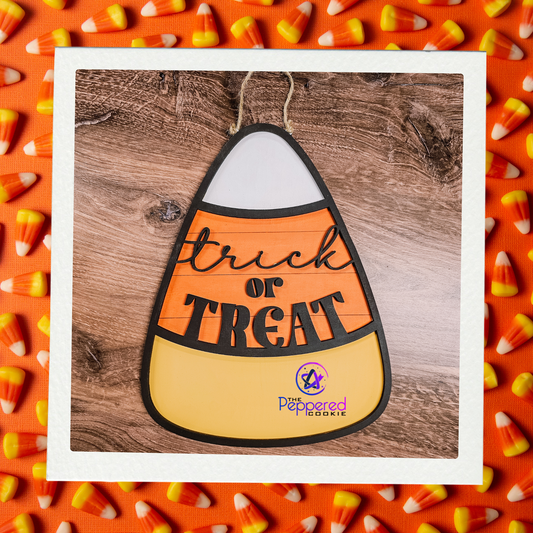 Home Decor - Candy Corn Wall Hanging Sign UNFINISHED