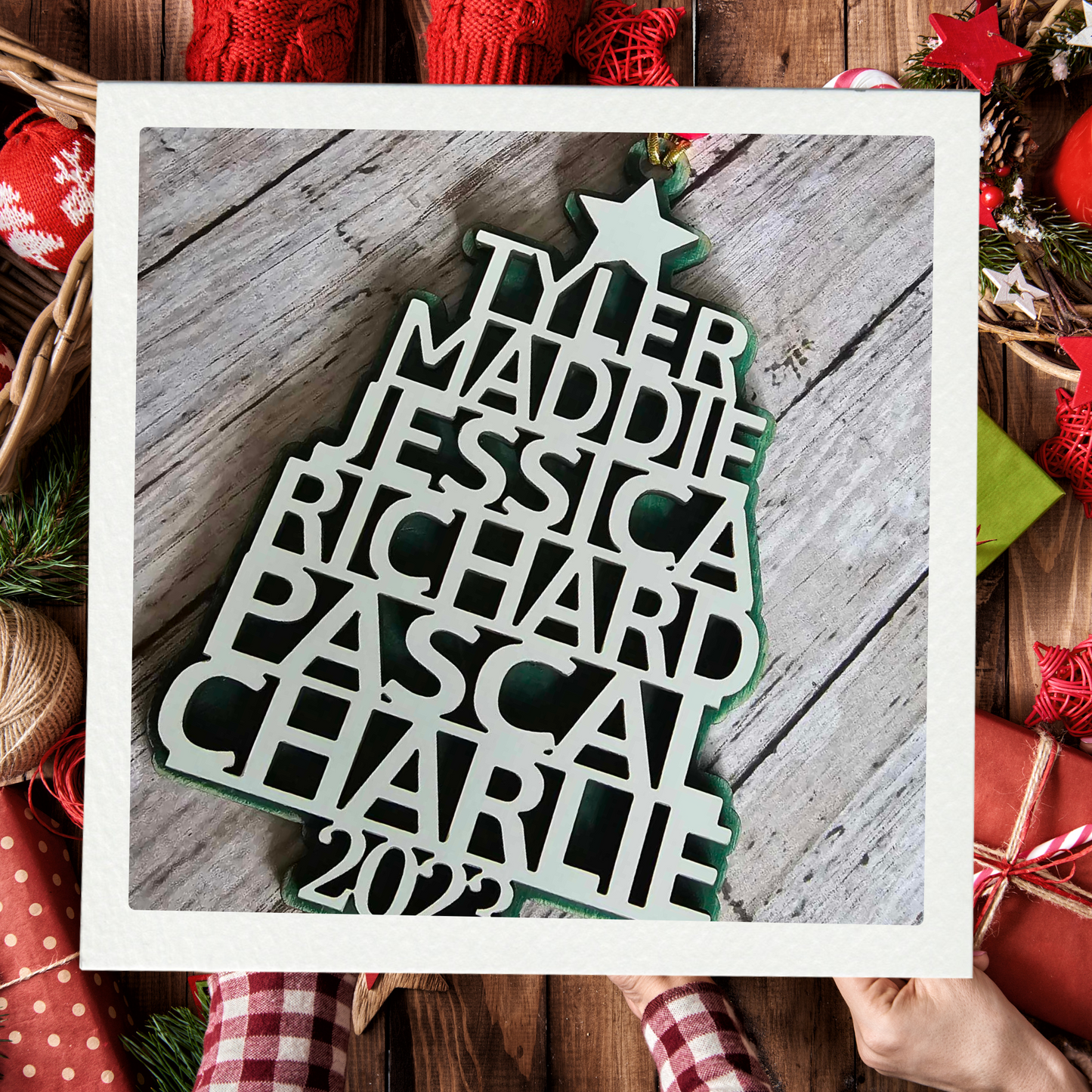 Christmas Ornament - Christmas Tree Names