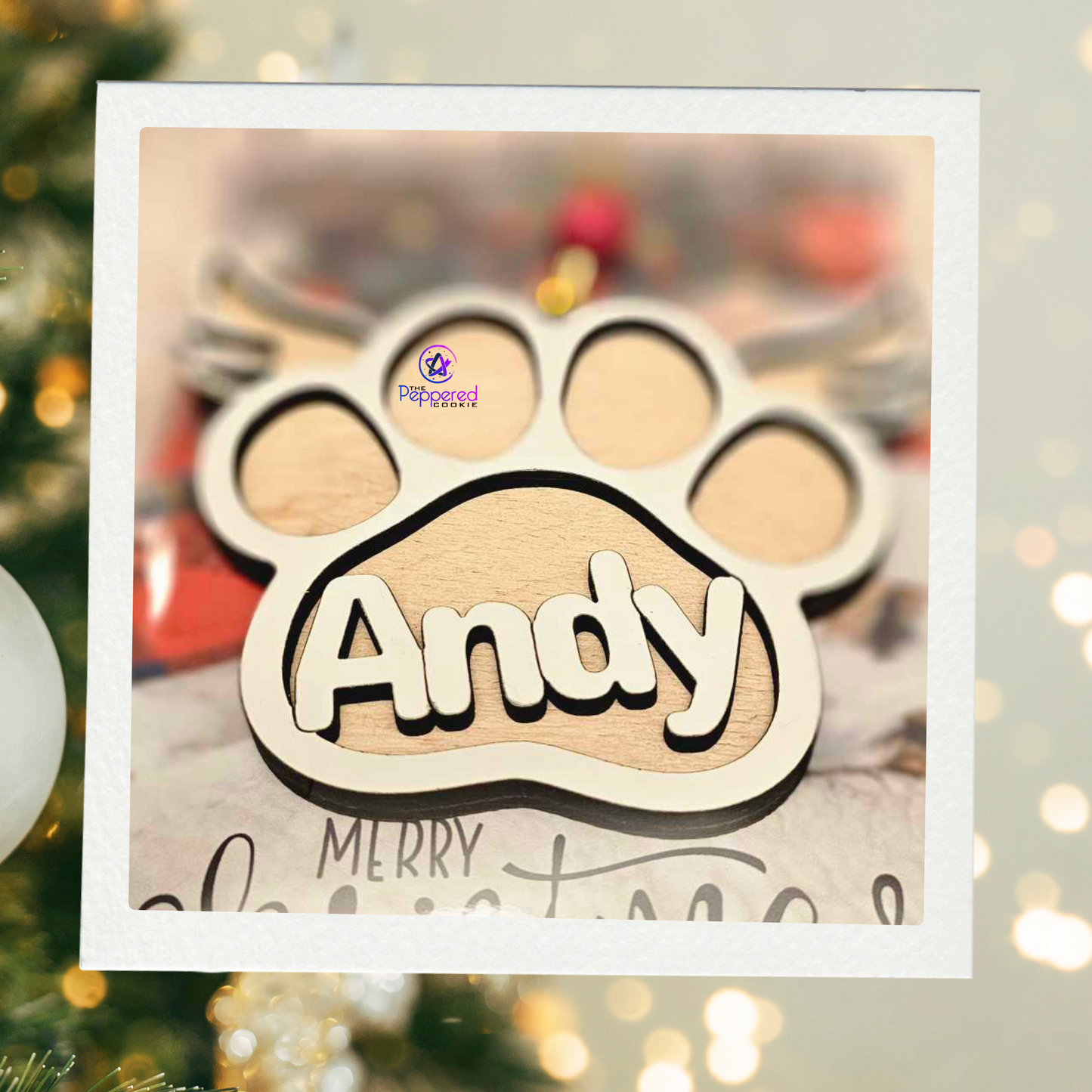 Christmas Ornament - Paw Print