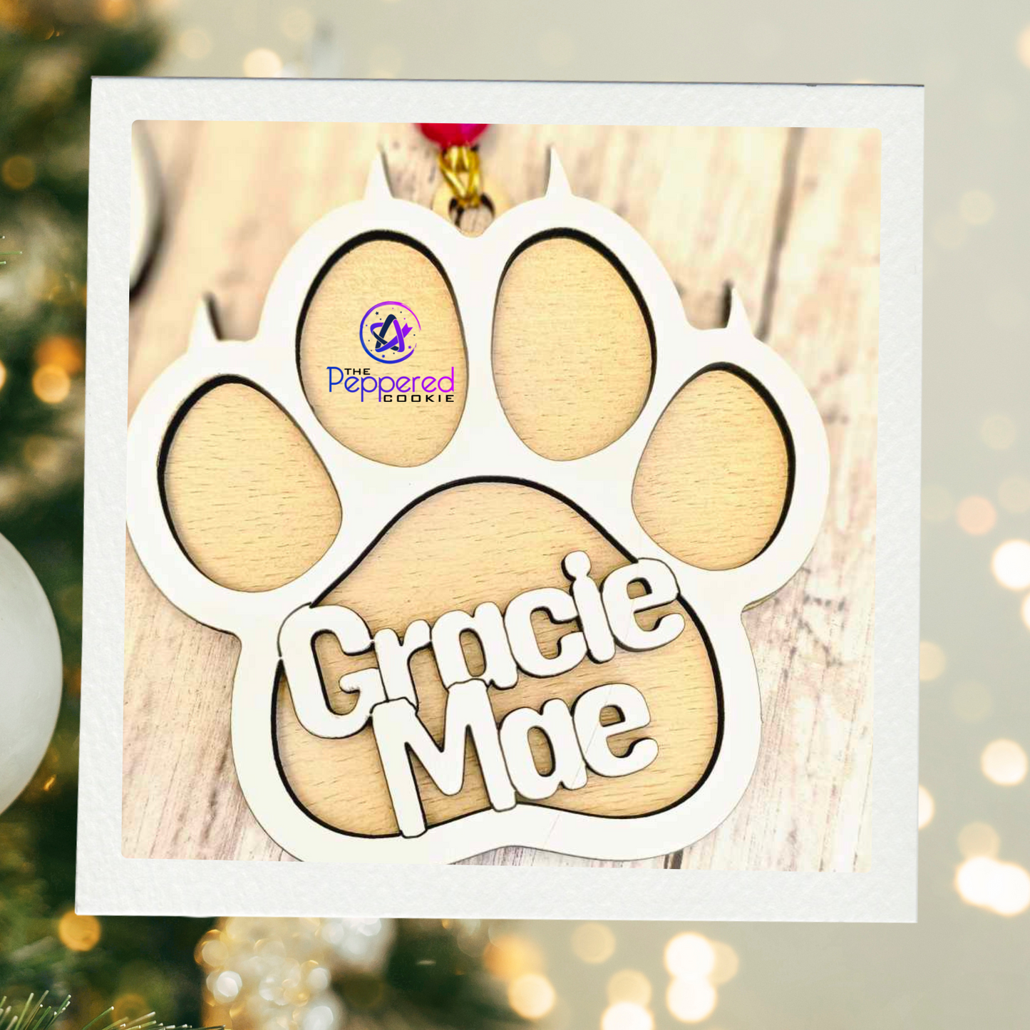 Christmas Ornament - Paw Print