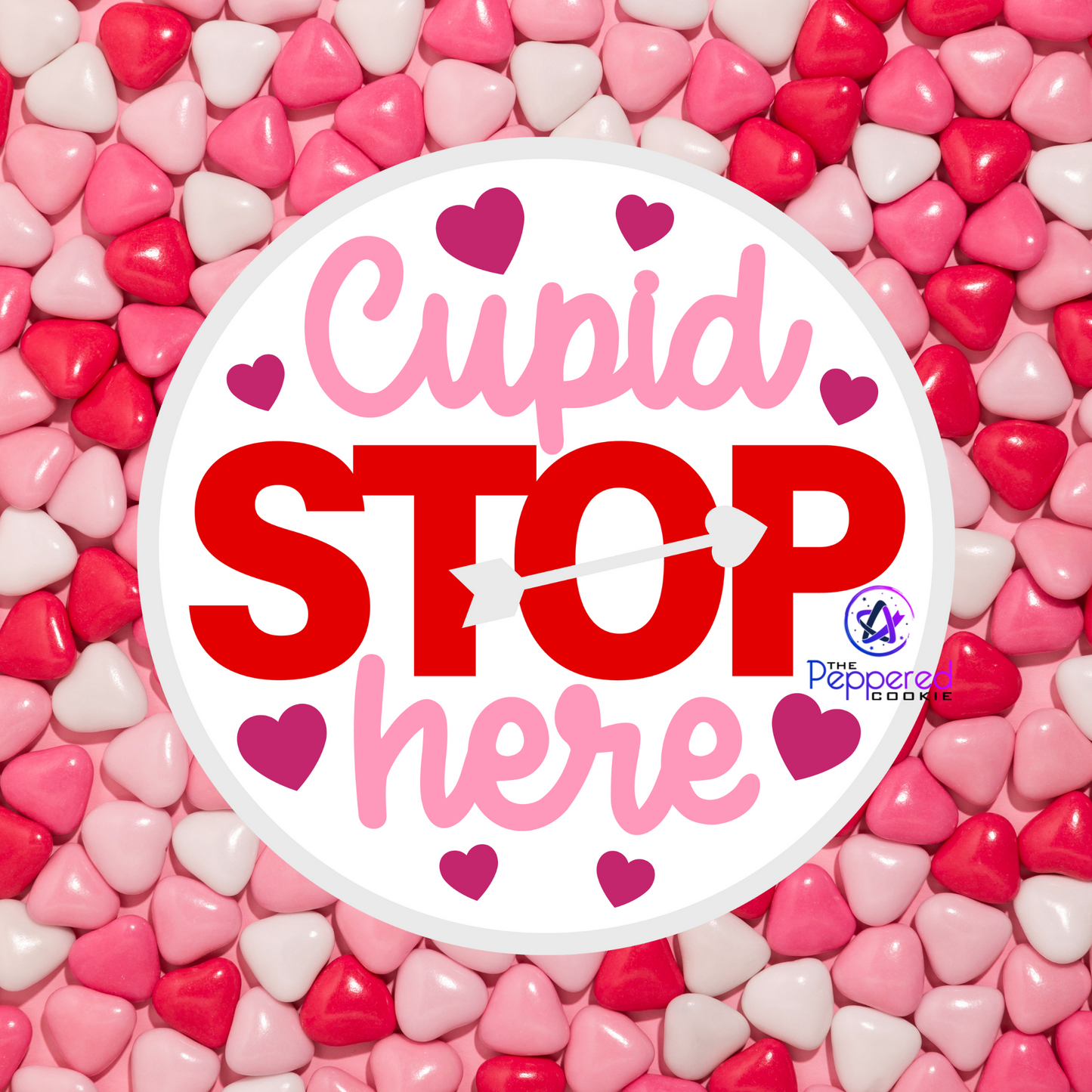 Door Hanger - Cupid Stop Here UNFINISHED