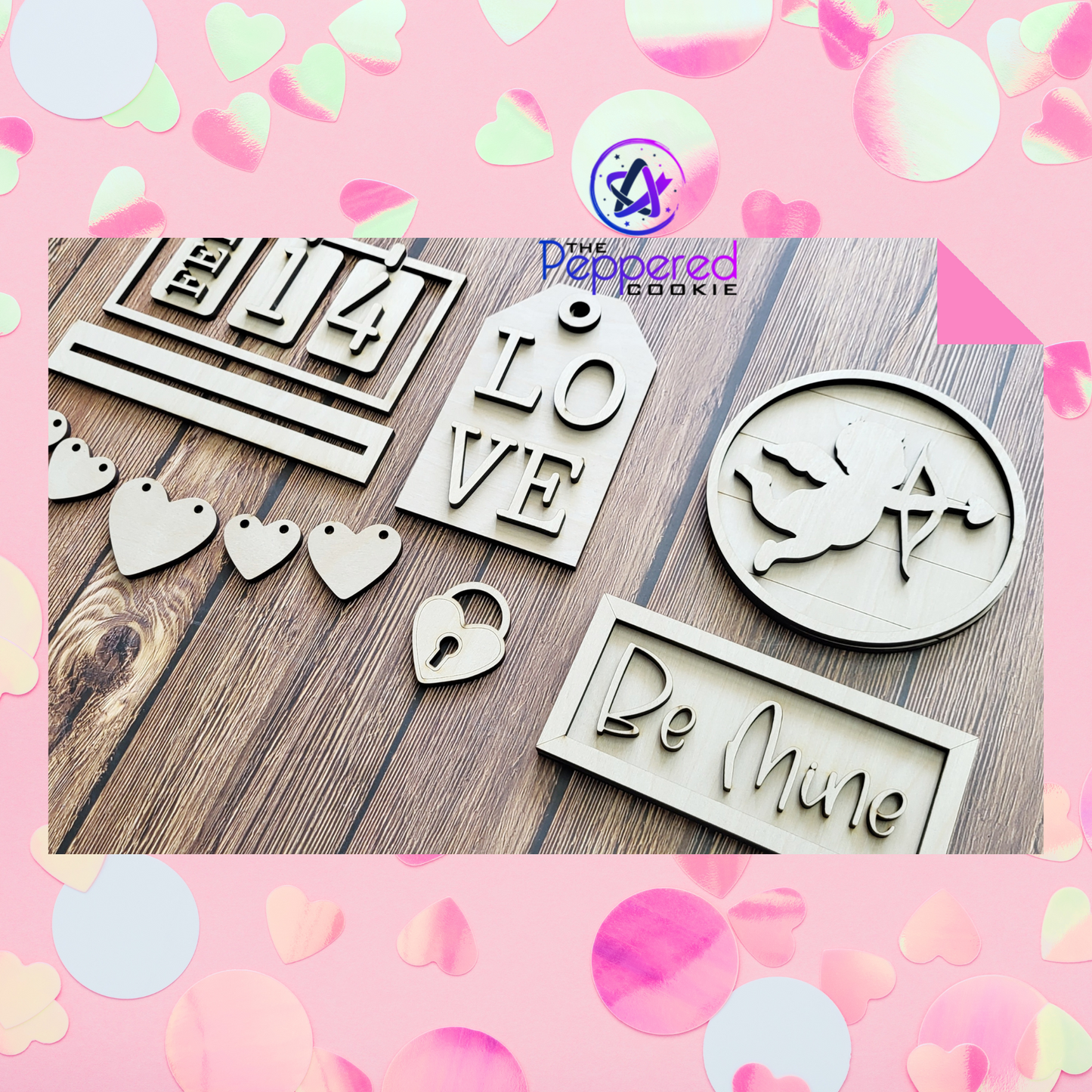 Tiered Tray Decor - Cupid Set UNFINISHED