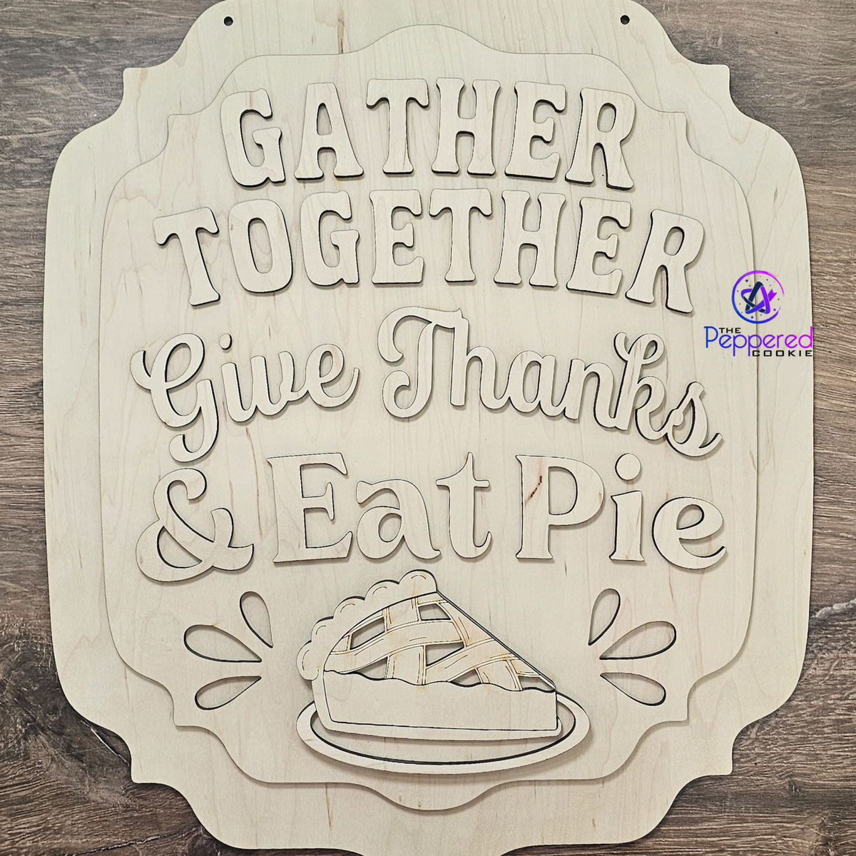 Door Hanger - Gather Together UNFINISHED