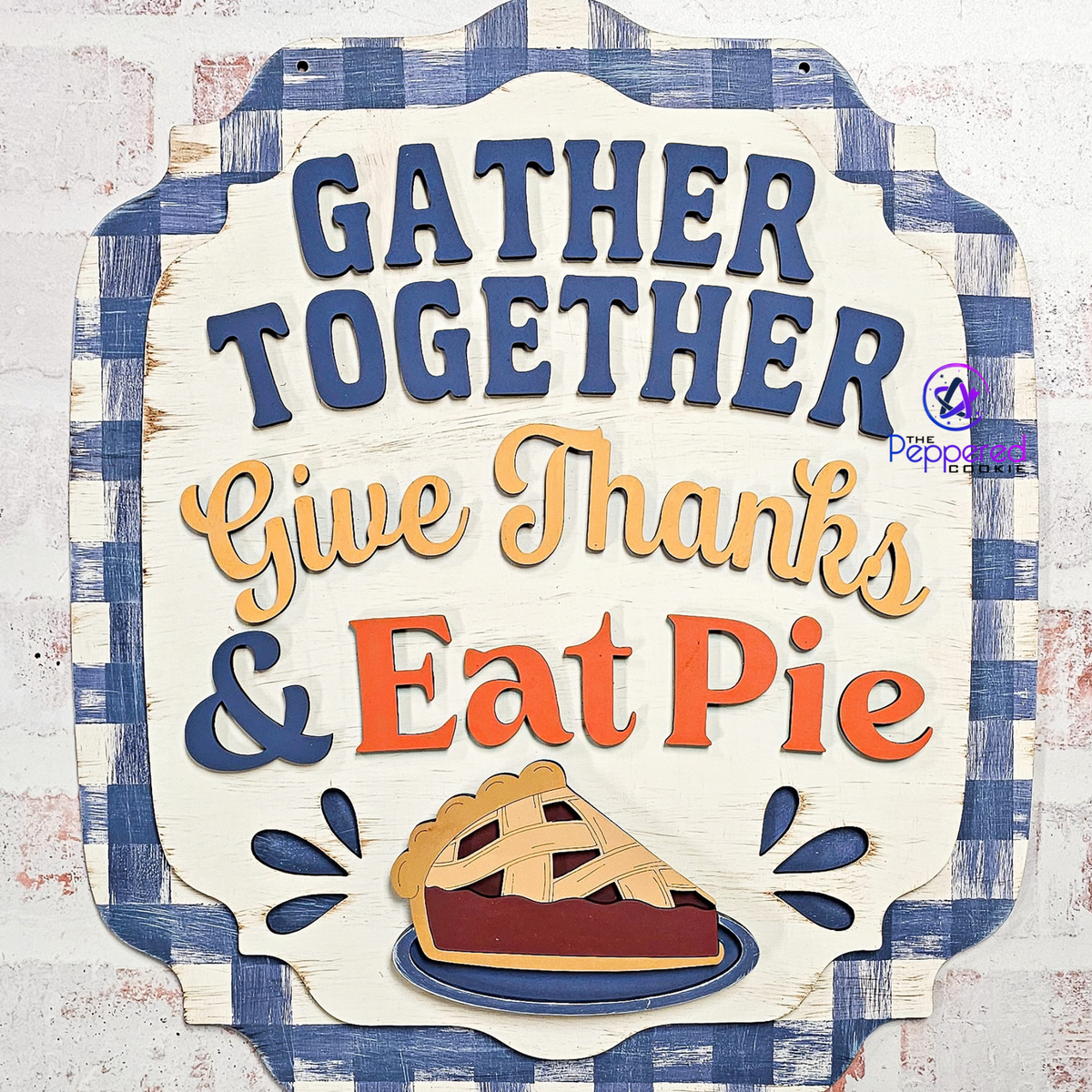 Door Hanger - Gather Together UNFINISHED
