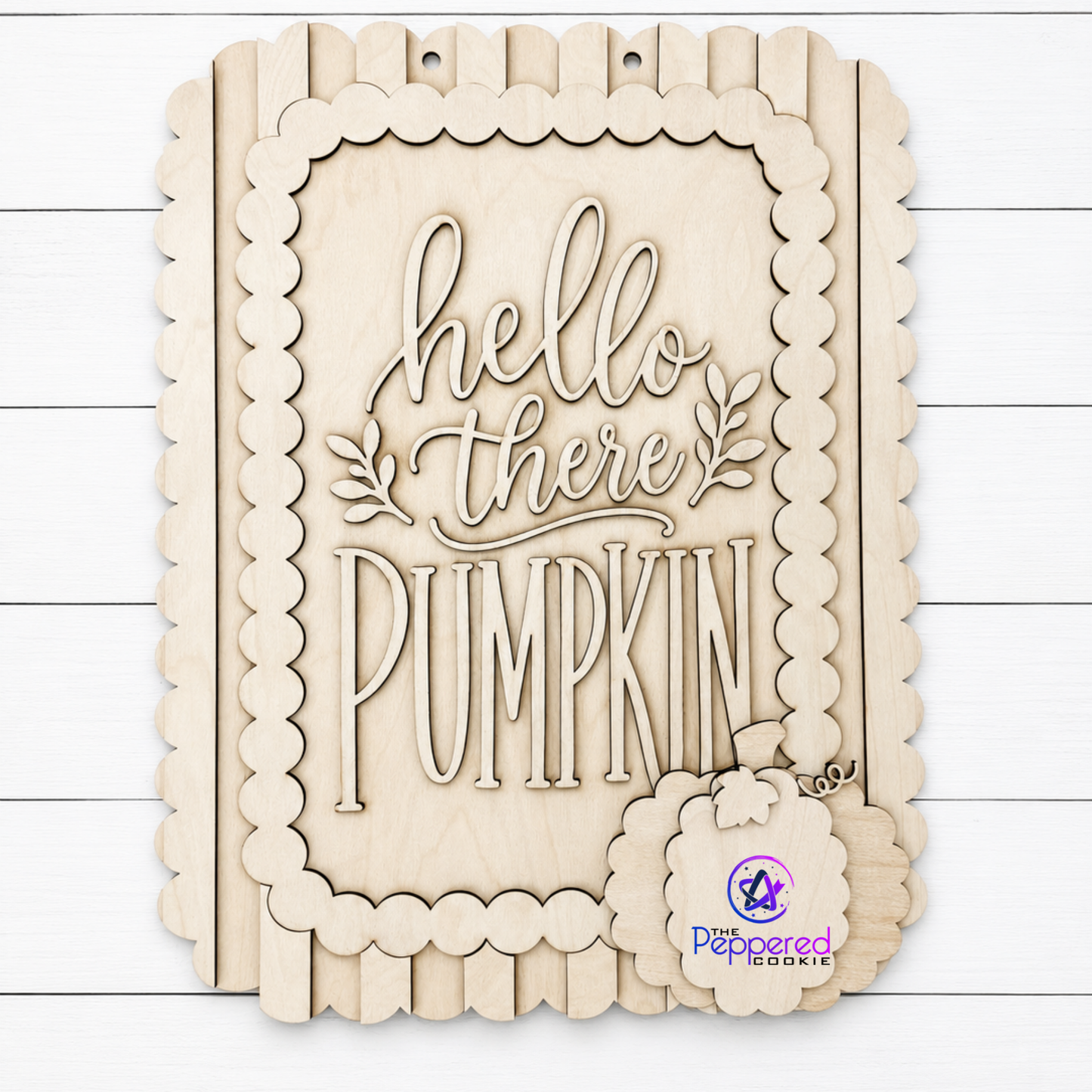 Door Hanger - Hello There Pumpkin UNFINISHED