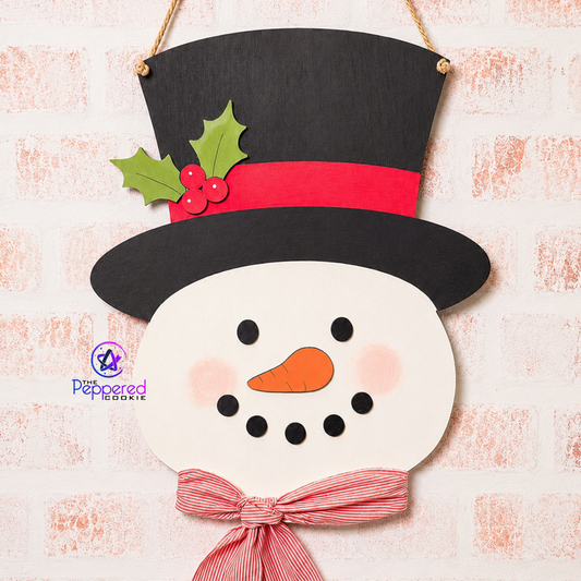 Door Hanger - Snowman UNFINISHED
