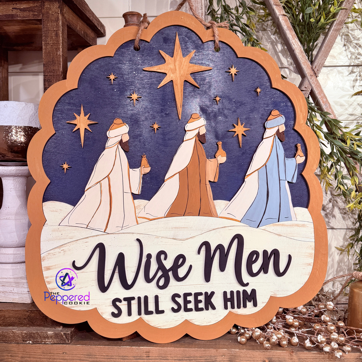 Door Hanger - Wise Men Still Seek Him UNFINISHED