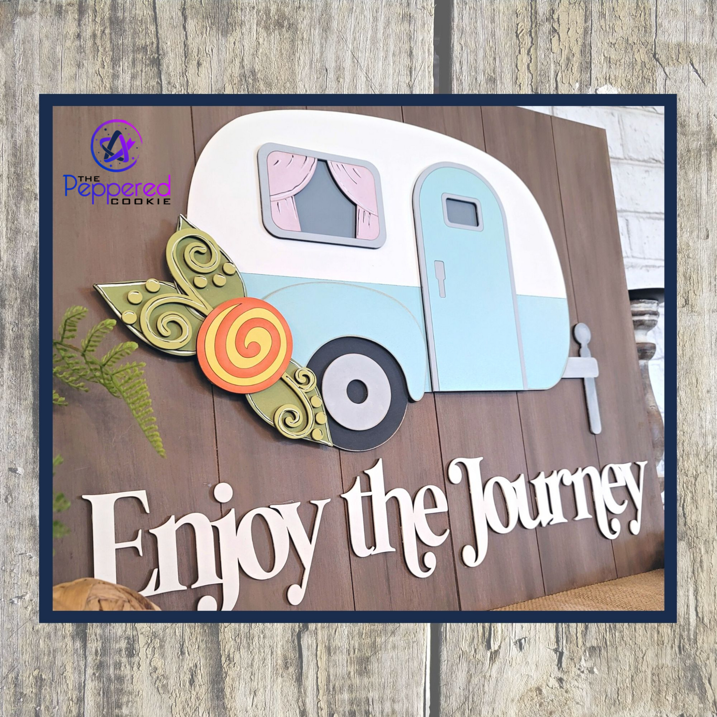 Home Decor - Enjoy the Journey Camper UNFINISHED