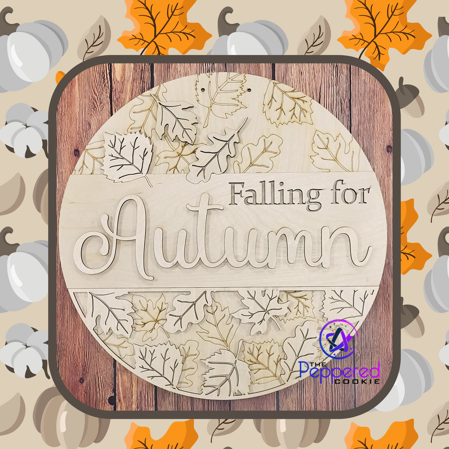 Door Hanger - Falling for Autumn UNFINISHED