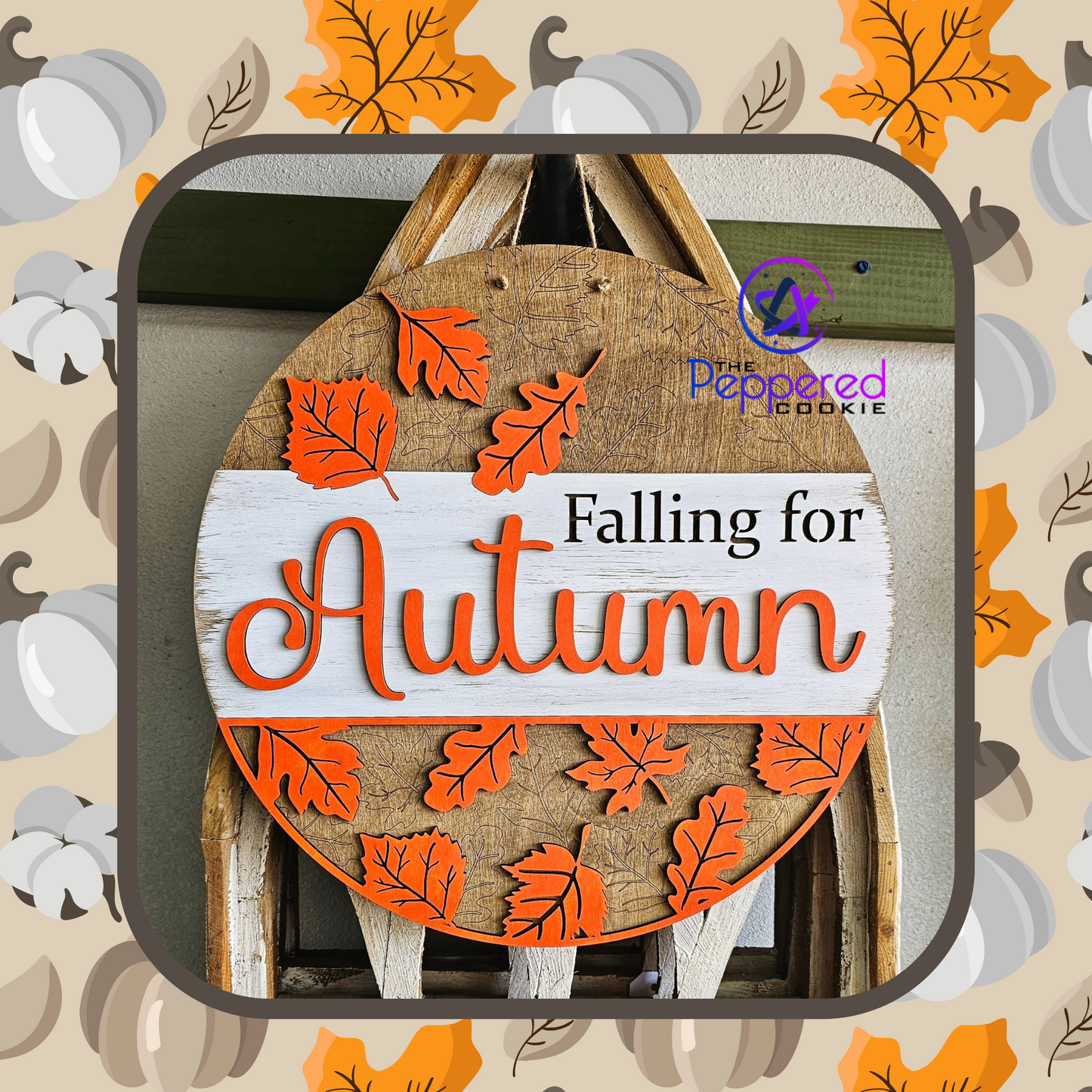 Door Hanger - Falling for Autumn UNFINISHED