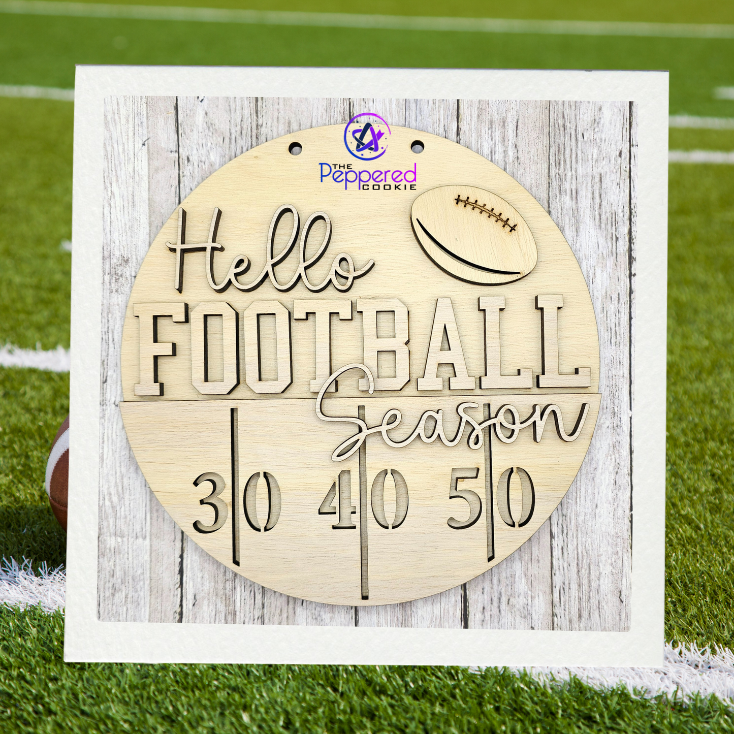 Door Hanger - Hello Football Season UNFINISHED