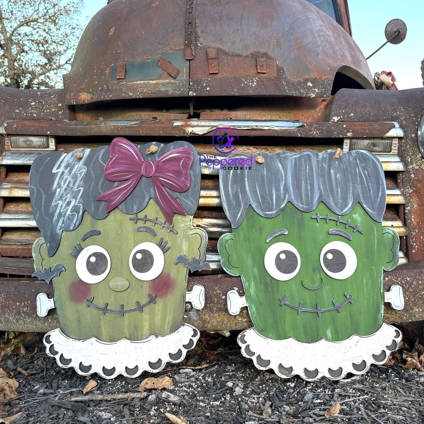 Door Hanger - Frankie and/or Francesca Frankenstein UNFINISHED