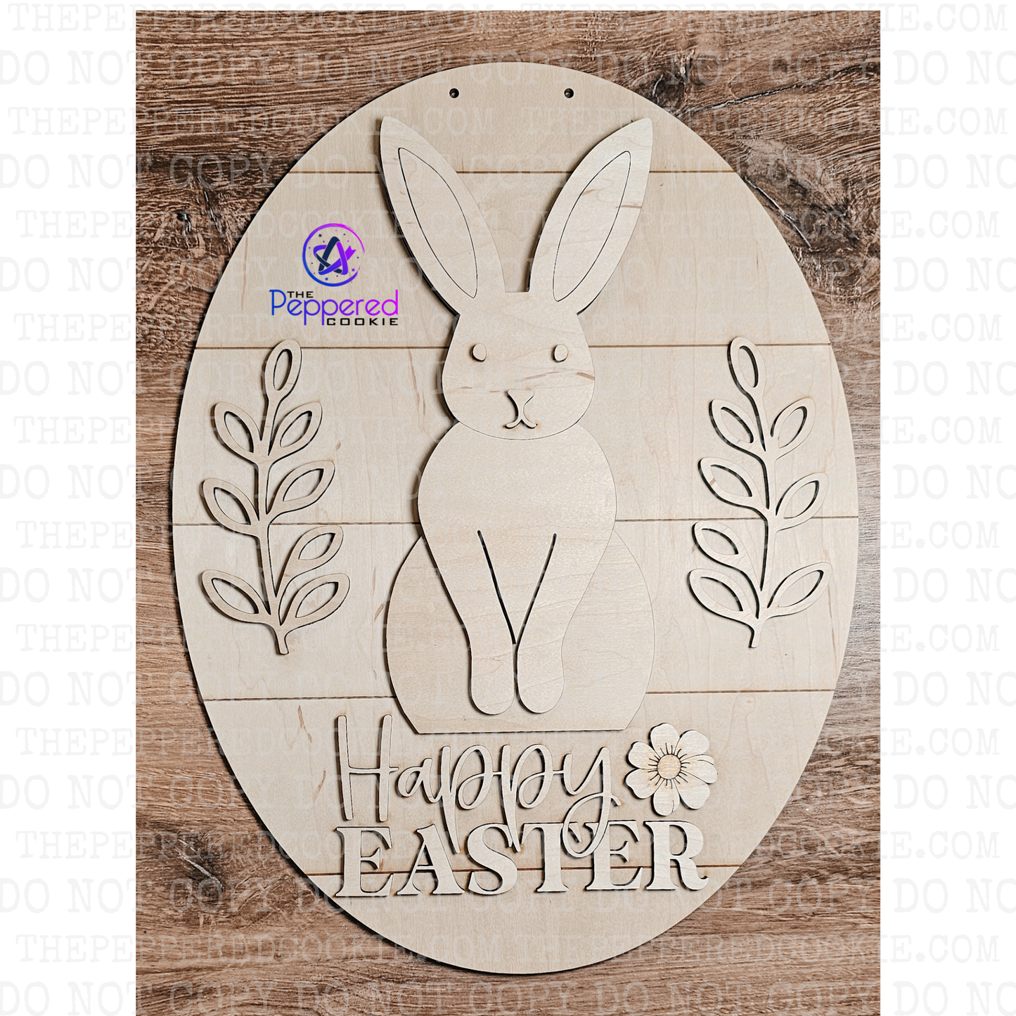 Door Hanger - Happy Easter UNFINISHED
