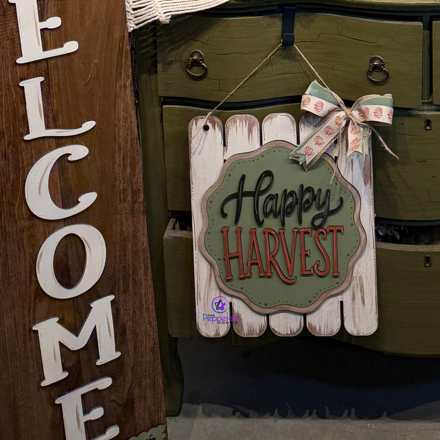 Home Decor - Happy Harvest Fence Mini UNFINISHED