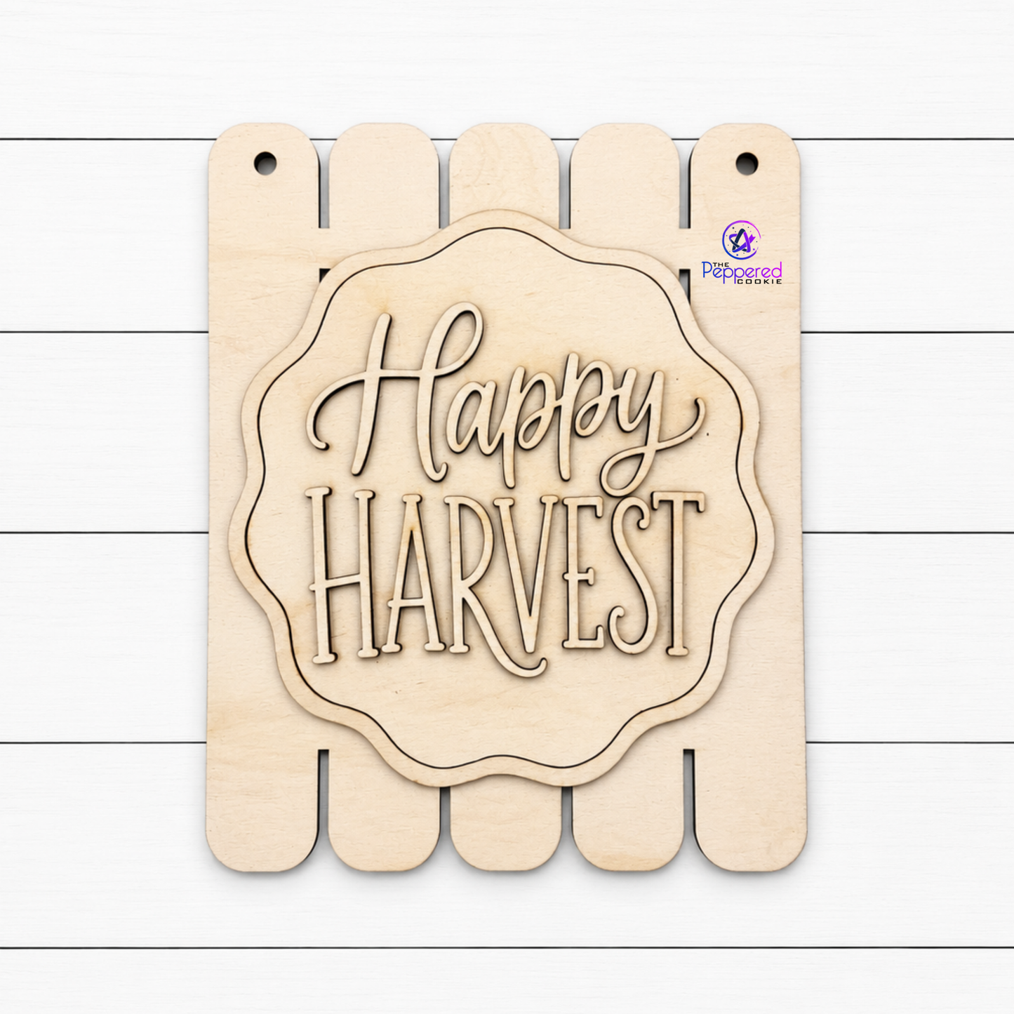 Home Decor - Happy Harvest Fence Mini UNFINISHED