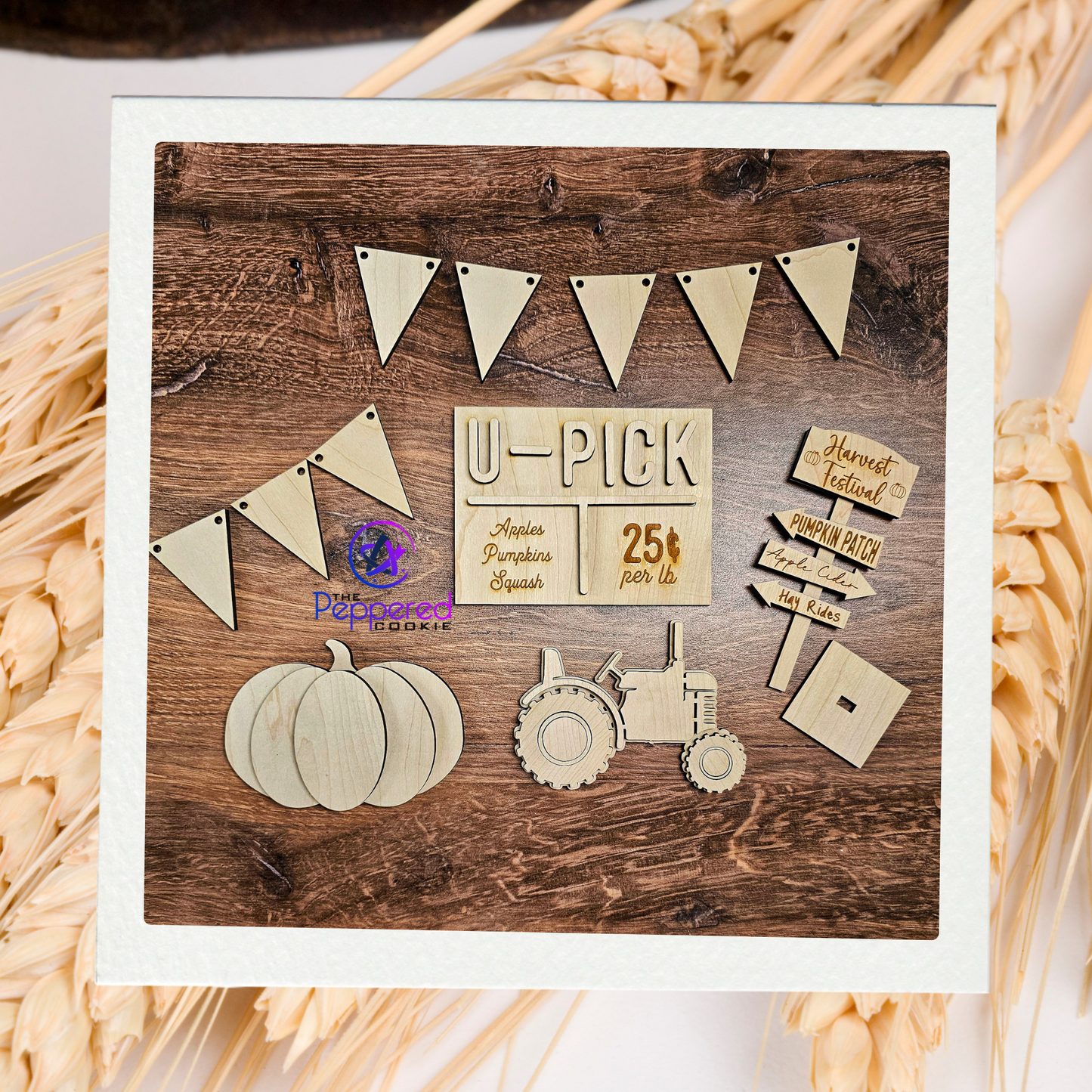 Tiered Tray Decor - Harvest Fest UNFINISHED