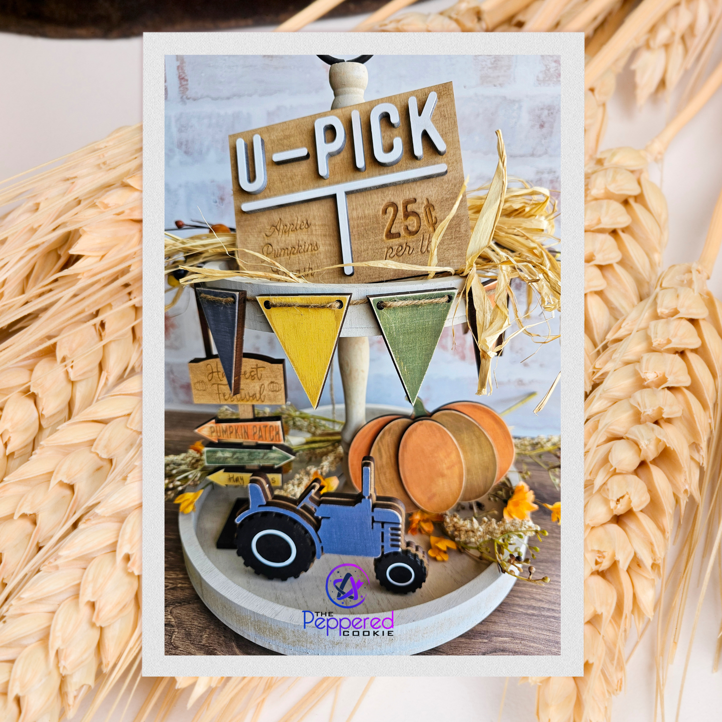 Tiered Tray Decor - Harvest Fest UNFINISHED