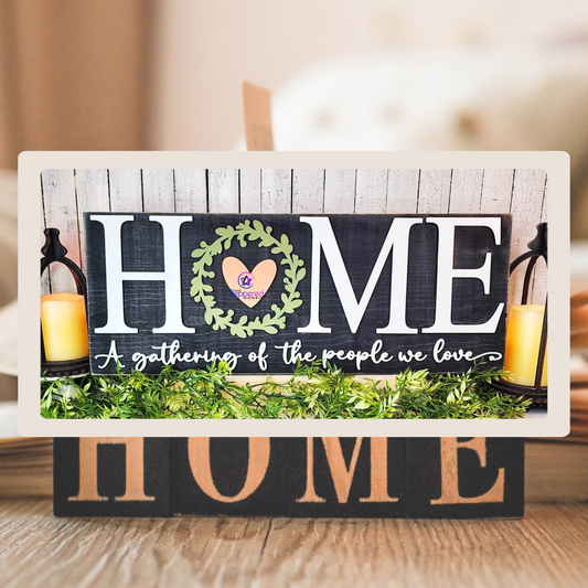 Home Decor - Home Mantle Sign UNFINISHED