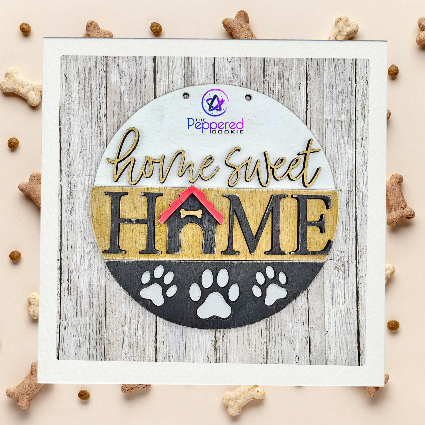 Door Hanger - Home Sweet Home Doghouse UNFINISHED