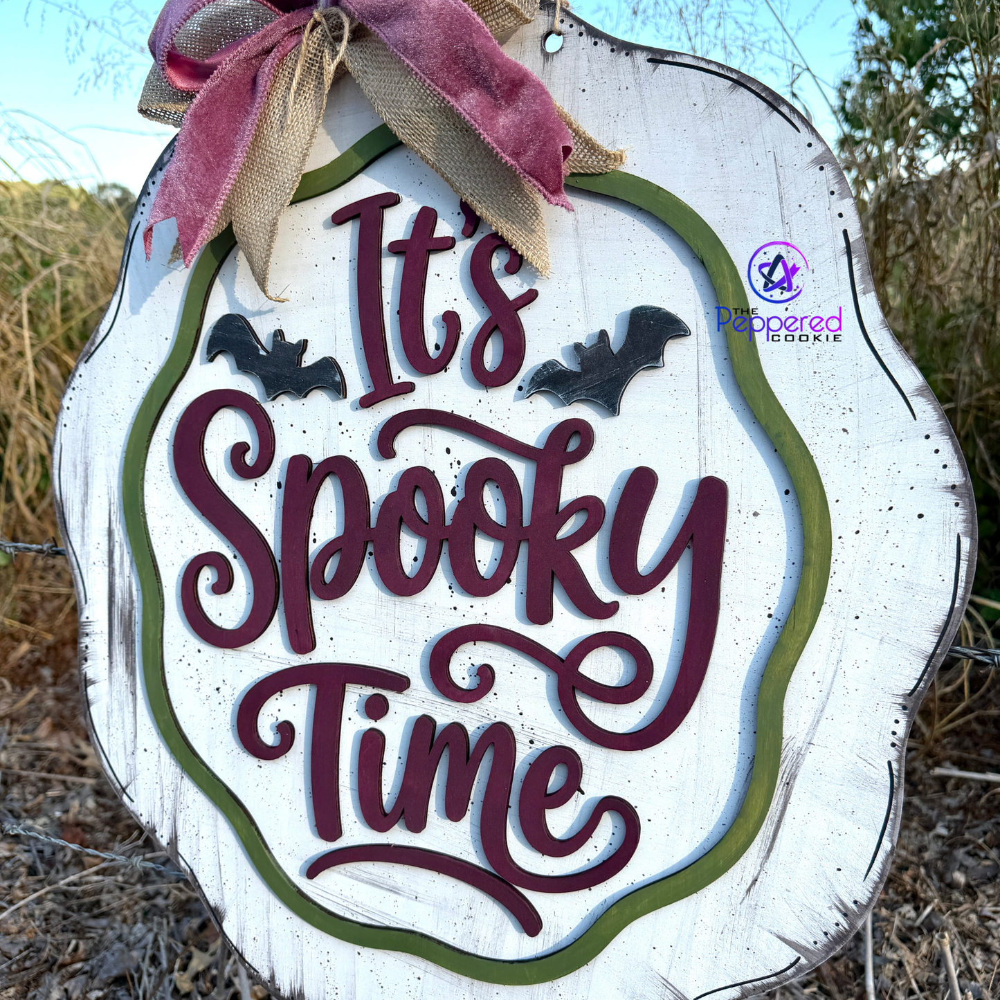 Door Hanger - It's Spooky Time UNFINISHED