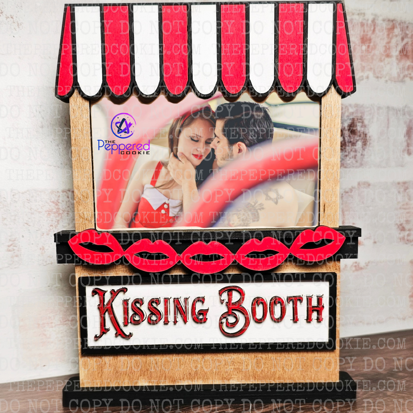 Home Decor - Kissing Booth Photo Frame UNFINISHED
