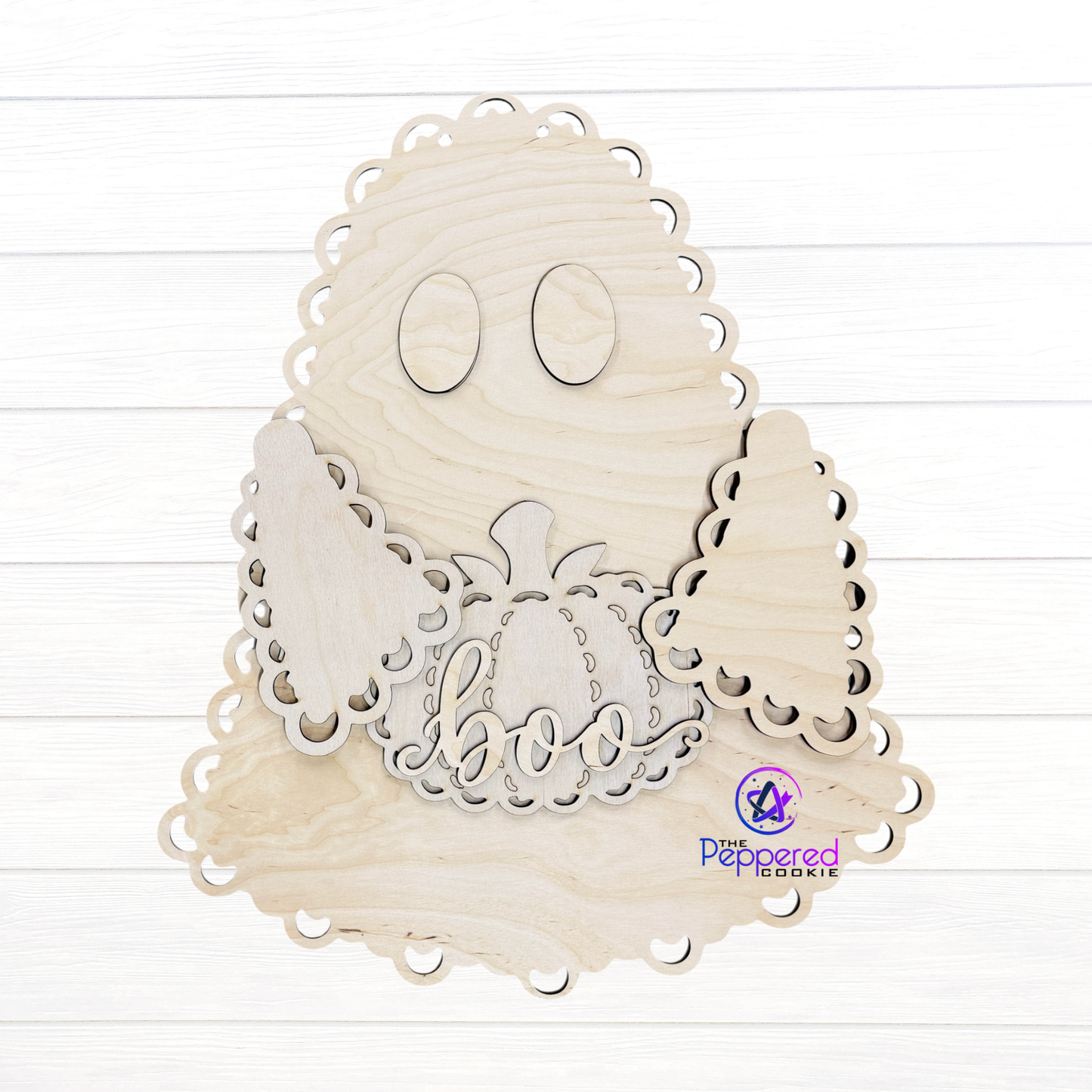 Door Hanger - Lace Ghost UNFINISHED