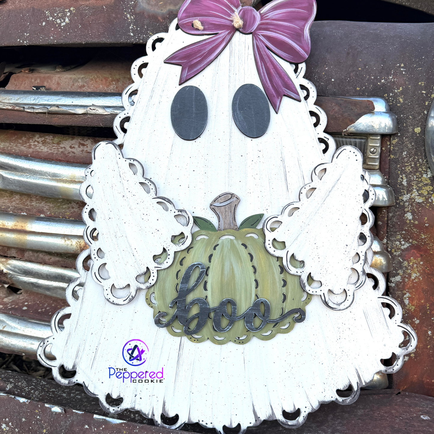 Door Hanger - Lace Ghost UNFINISHED